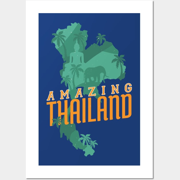 Thailand Wall Art by Urban_Vintage